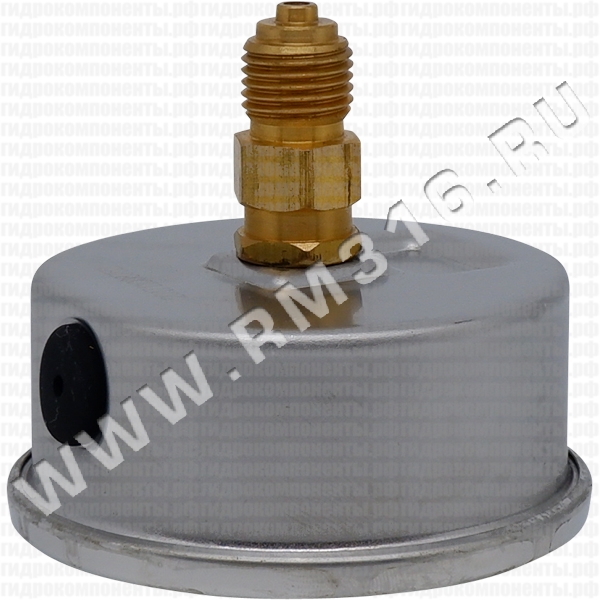 MGR-10-BAR/PSI-T (M638PBL010) Манометр гидравлический виброустойчивый (глицериновый), 0-10 бар, 0-140 psi, диаметр 63 мм, резьба 1/4" BSP, осевое присоединение (сзади), без первичной поверки